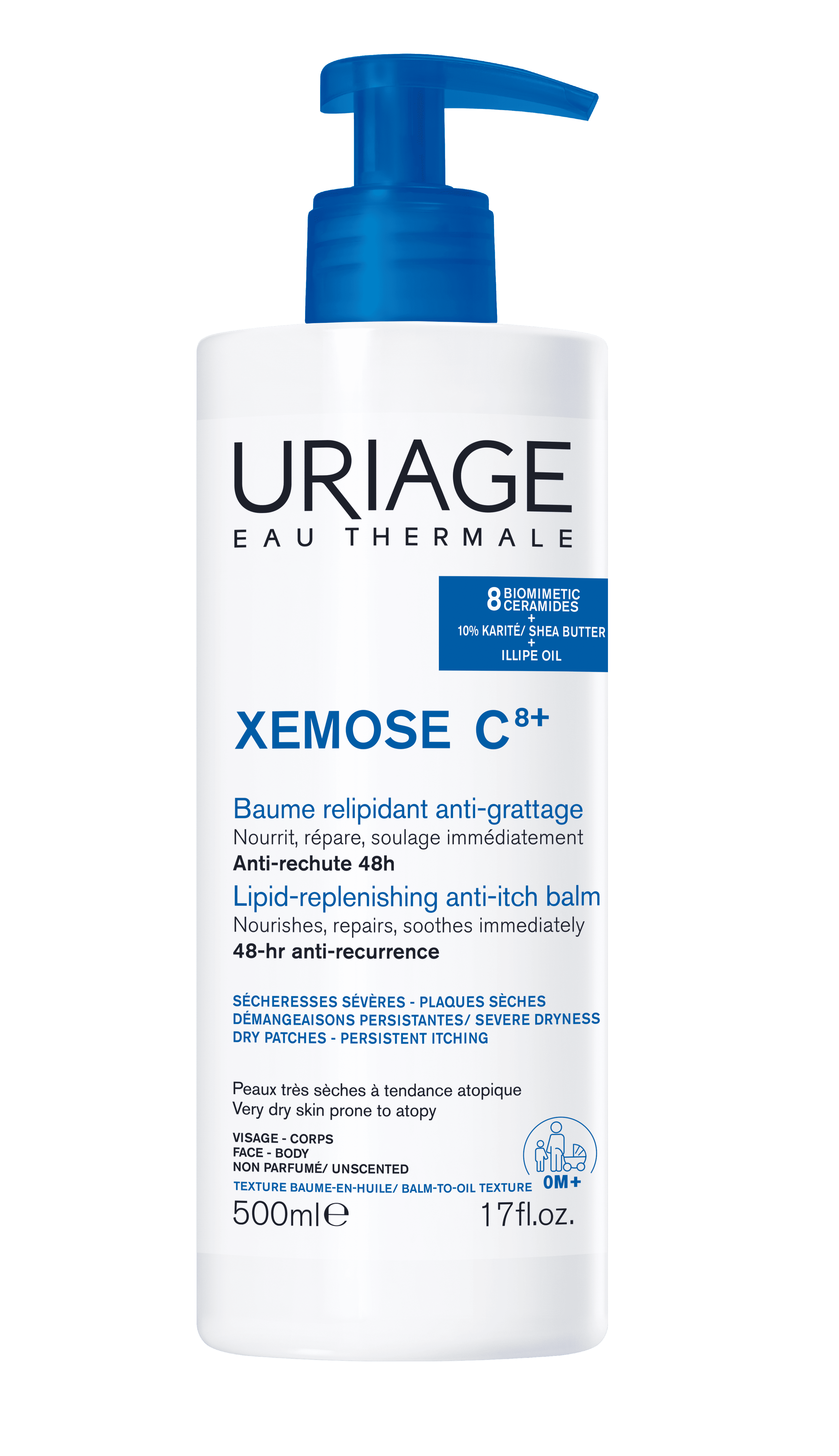 Ксемоз С8+ Ліпідовідновлювальний бальзам проти свербежу